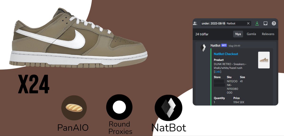 Slot City (@cityslots) on Twitter photo 24x Judge Grey Dunk
Another day, another great success!
Join our discord now for the best slots available!: discord.com/invite/vJgEkCY…
🤖: <a href="/NATAIOBOT/">NATBOT</a> @Panaiobot
⚡️: <a href="/Roundproxies/">Roundproxies</a> <a href="/PrimedProx/">Primed Proxies</a> 24x Judge Grey Dunk
Another day, another great success!
Join our discord now for the best slots available!: discord.com/invite/vJgEkCY…
🤖: <a href="/NATAIOBOT/">NATBOT</a> @Panaiobot
⚡️: <a href="/Roundproxies/">Roundproxies</a> <a href="/PrimedProx/">Primed Proxies</a>