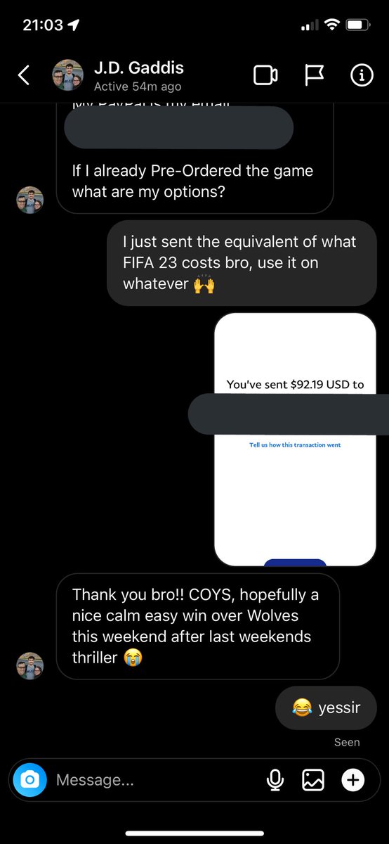 DannyAarons's tweet photo. 10 winners selected for the FIFA 23 ultimate edition giveaway

7 have been paid, if the others don’t respond by tmoz I’ll give the last 3 to people who like this tweet 🤝 https://t.co/yCJyf2p8hE