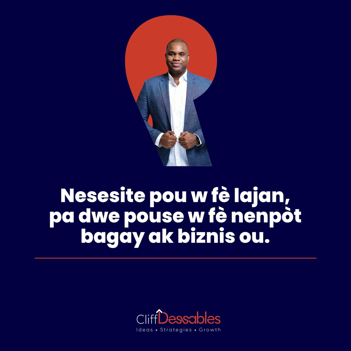 CliffDessables's tweet photo. Ofri biznis ou an opòtinite pou l amelyore
(diminye efò a enpak negatif yo!)

Mete prensip nan biznis ou, sa ap ede w klè sou sa ou
dwe fè ak sa ou pa dwe fè, sitou lè moman yo parèt
nwa!

Ou dakò? https://t.co/949NjgoQt9