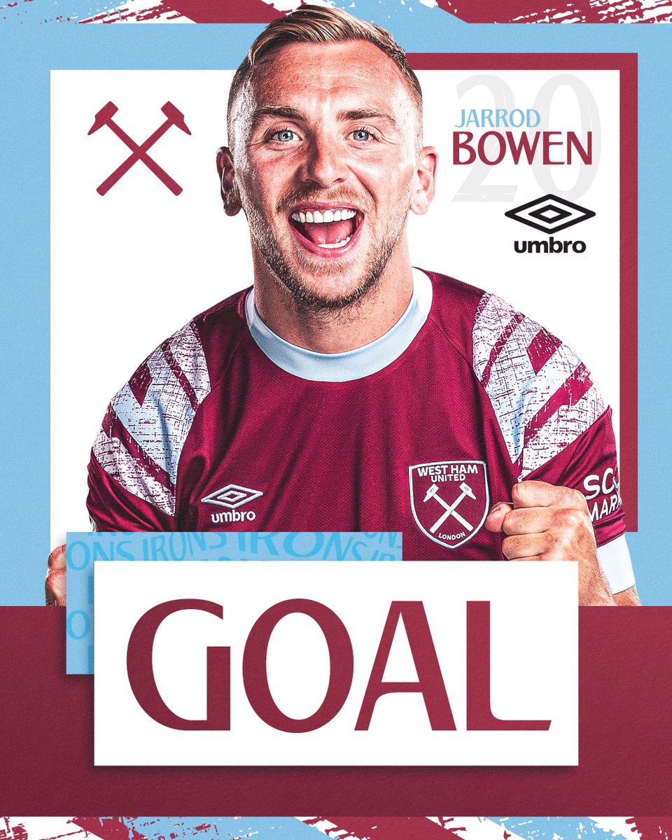 Brilliant strike from Bowen from outside the box. Coming inside from the right and firing a shot into the bottom corner 👏

#UECL | #WHUVFF 2-0 (64) 