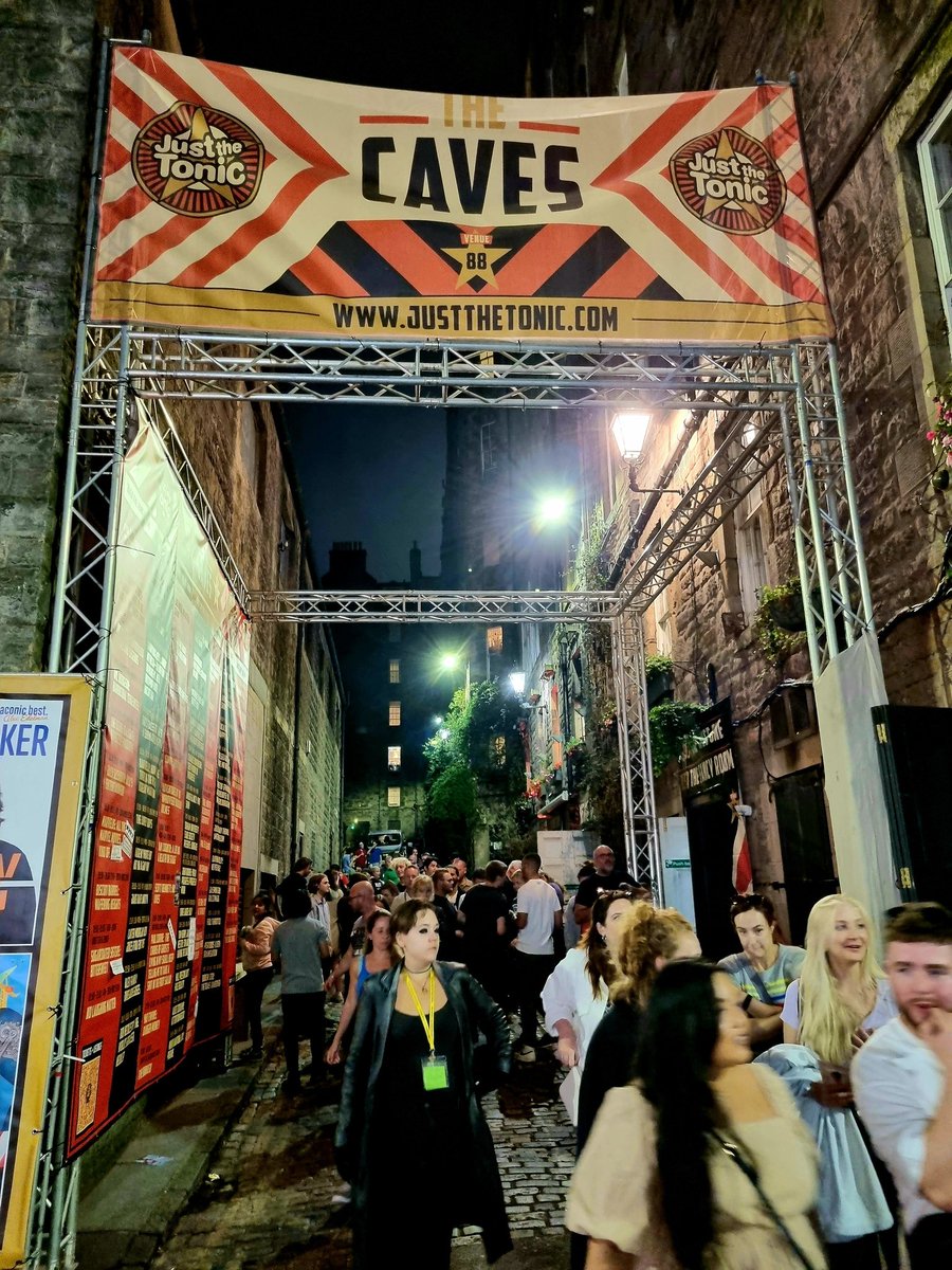 The entrance to THE CAVES on Niddry Street South.. #JustTheTonic (venue 88) .. come see 'Shannon Matthews The Musical'.. showtime 23:59 .. tickets via shannonmatthews.co.uk 
.
#shannonmatthewsthemusical 
#Edfest #edfringe #comedy #fringecomedy #latenightcomedy