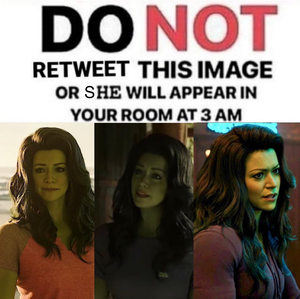 If this gets lots of like and Retweet then I will make a 3am render 😉💚 with shehulk well my own shehulk model but you get the point