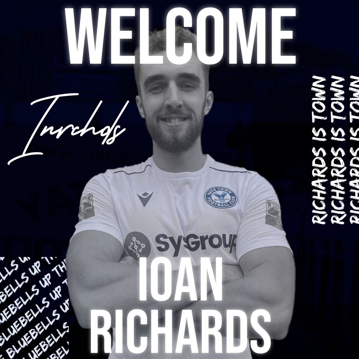 YateTownFC's tweet photo. 𝐘𝐚𝐭𝐞 𝐛𝐫𝐢𝐧𝐠 𝐢𝐧 𝐭𝐢𝐭𝐥𝐞 𝐰𝐢𝐧𝐧𝐞𝐫 📝

Yate Town Football Club are delighted to announce the signing of defender Ioan Richards from @TauntonTownFC.

Full story on our website 👇 https://t.co/kAtw3yedn8 

#bluebells https://t.co/D2ZXFPpcvq