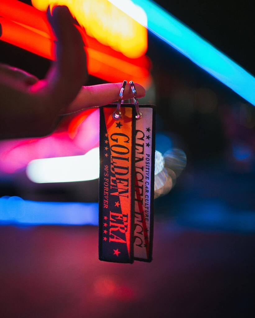 SenselessCo's tweet photo. Which jet tag do you like better: Golden Era or Slow As Heck?

📸: @photograthicc 
.
.
.
.
.
#jettag #removebeforeflight #carkeychain #flighttag #goldenera #90sjdm #retrojdm #slowcarclub #slowcarsociety #80saesthetic #90sforever #jdmbrand #jdmcarcultu… https://t.co/7csvI5h8u5 https://t.co/X7VjNATKZ8