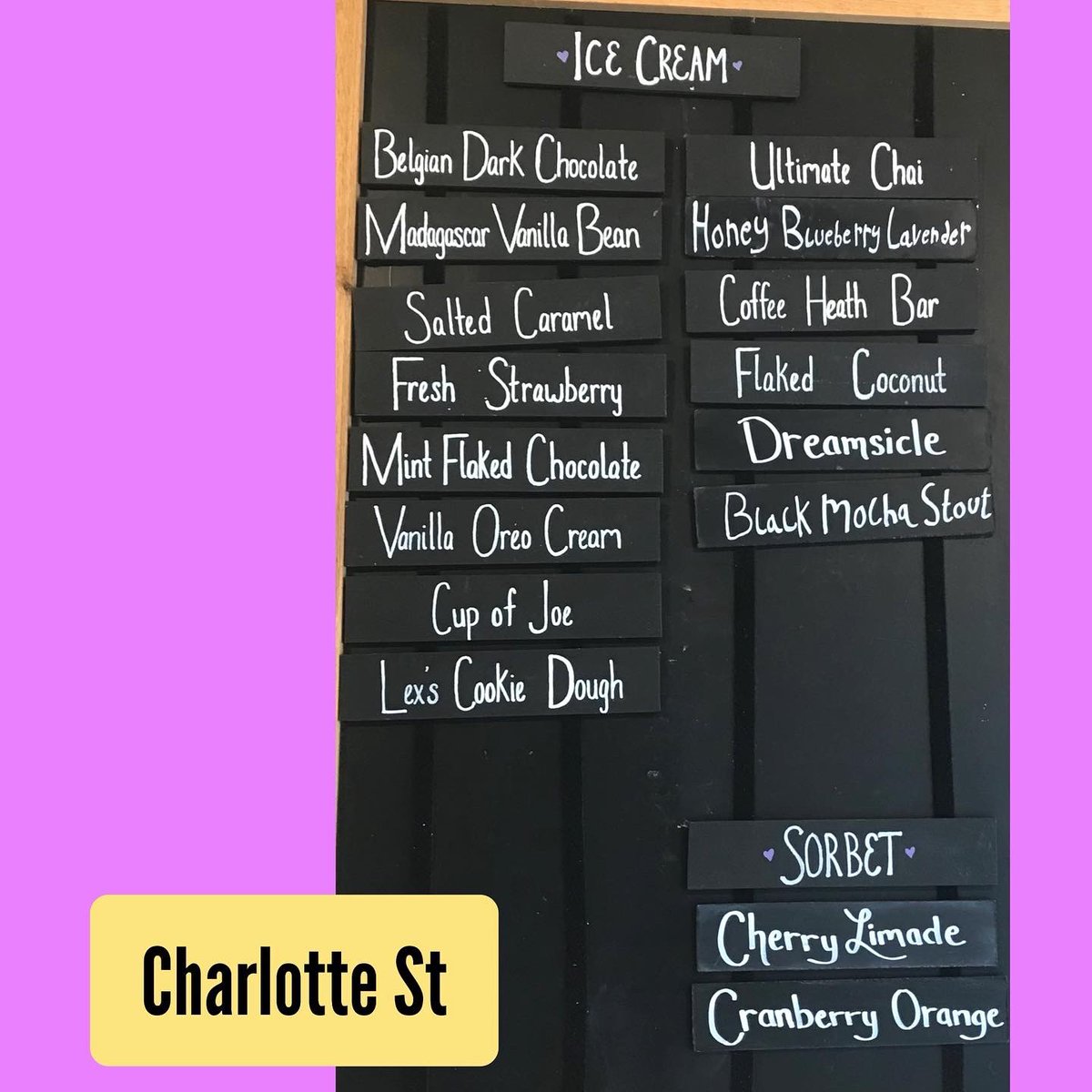 ultimatescoops's tweet photo. • Thursday, August 18th Menu •
Honey Blueberry Lavender or Black Mocha Stout at Charlotte St!😍 And check out Strawberry Cheesecake or Coffee Heath Bar at Tunnel Rd😋
#ashevilleicecream #828isgreat #avleat #avleats #icecream #exploreasheville #visitasheville #uniqueflavors https://t.co/2K79vvf10w