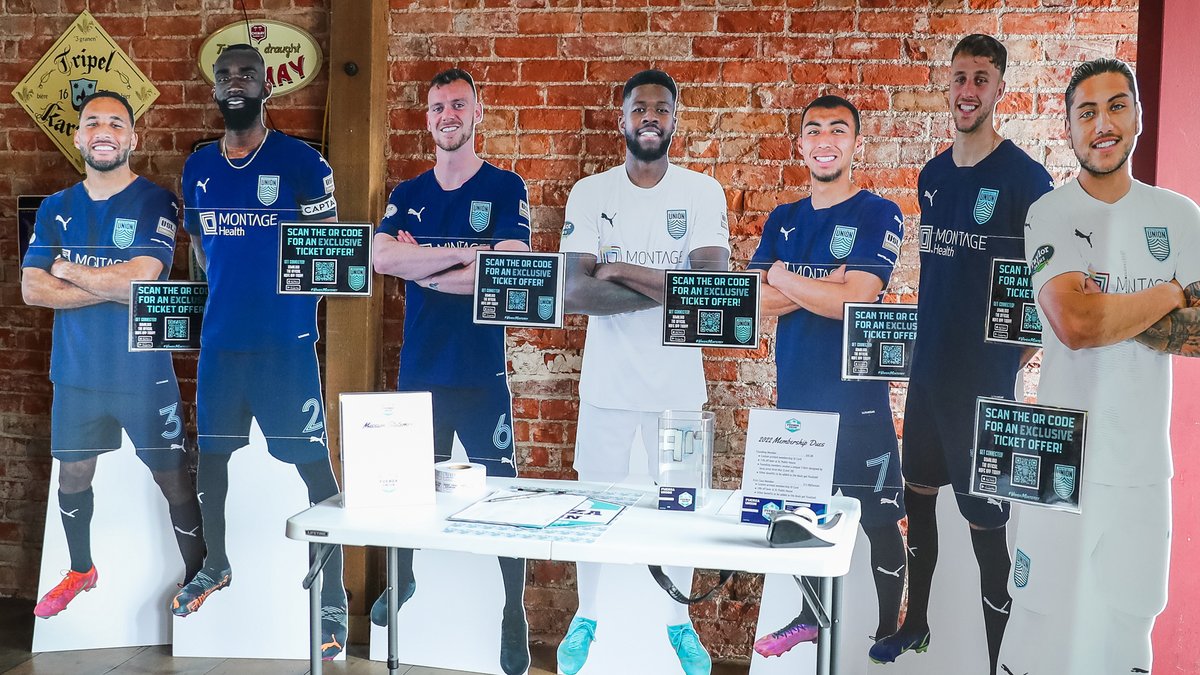 MontereyBayFC's tweet photo. Rolling out a brand-new, limited-time ticket promotion in the form of 7 player cardboard cutouts. Each cutout contains a scannable QR code offering fans the opportunity to purchase tickets from 7 different nearby locations at a 10% discounted rate.

🔗  https://t.co/qyz3H4yOy1 https://t.co/aTp8P4S1ks