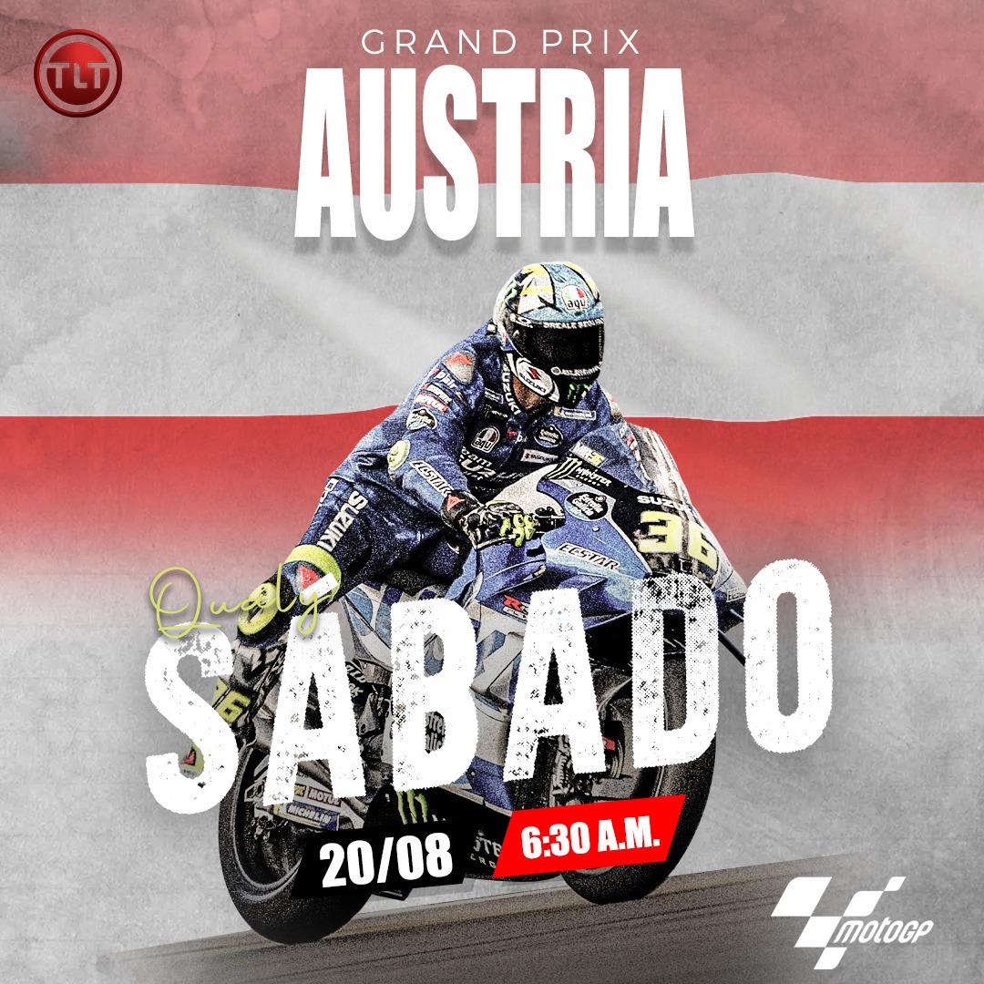 Horario del Motogp dia sabado por <a href="/LaTeleTuya/">Tele Tuya</a> el canal de la Motogp.