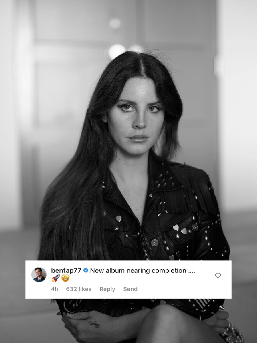 PopCrave's tweet photo. 🚨Lana Del Rey is coming!

Lana’s manager, Ben Mawson, confirmed that her new album is almost done. https://t.co/PUZ0SHBh4H
