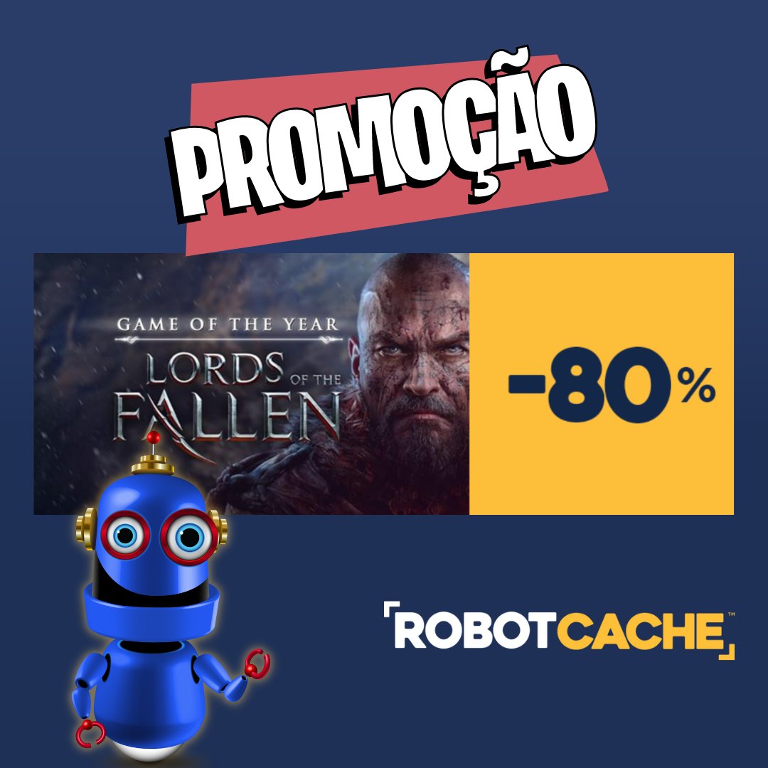 RobotCacheBR's tweet photo. É hora de PROMOÇÃO!!! 😀

Confira esse e outros títulos com desconto por tempo limitado em https://t.co/Hep4bQYpcf https://t.co/b47mEHr0XF