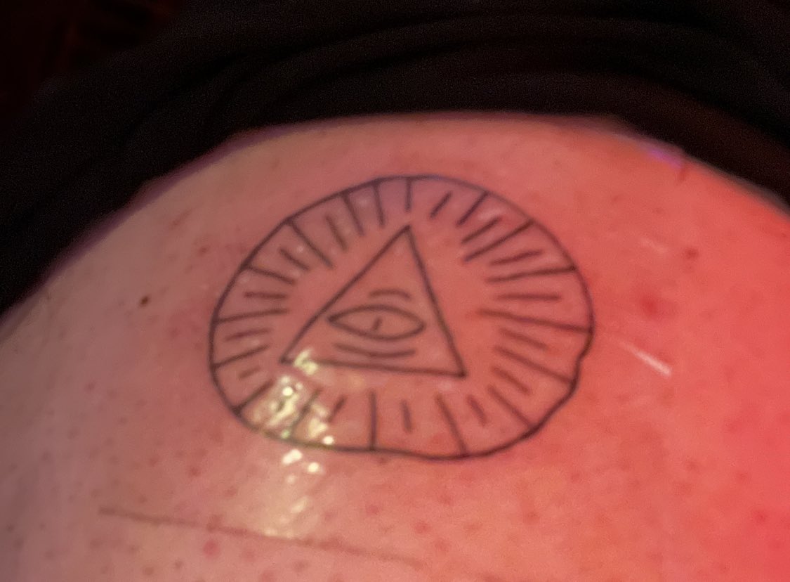 Bunick87's tweet photo. My first ever tattoo 😅 and Joe getting his in the background 😂 #creepzstrongertogether https://t.co/Cx5EL1zvJa