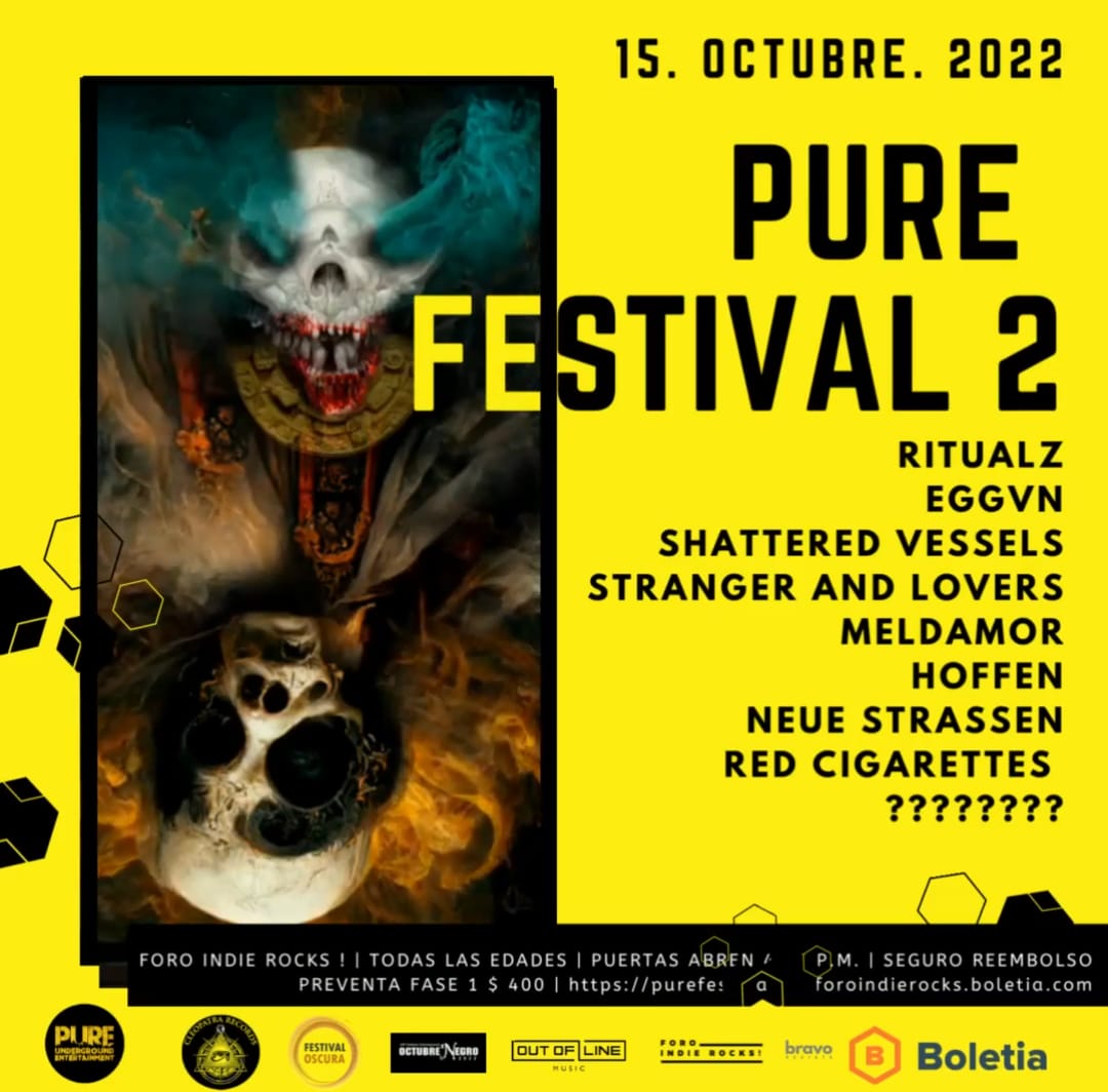 FILTERMexico's tweet photo. La segunda edición del Pure Festival llevará el post-punk, darkwave y synth-pop mexicano al Foro Indie Rocks con Ritualz, Neue Strassen, Hoffen, Meldamor y EGGVN: https://t.co/ssDf1D15US https://t.co/yj0E6Dtqr8