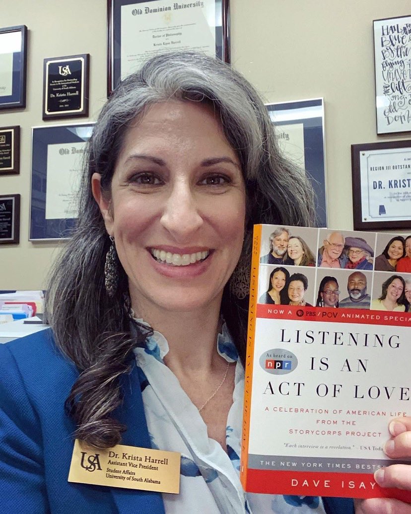 <a href="/usacommonread/">USA Common Read</a> co-chairs Dr. <a href="/KristaHarrell96/">Krista Harrell</a> &amp; Dr. Bob Coleman, were guests on today’s <a href="/uofsouthalabama/">University of South Alabama</a> Talk Thursday to discuss this year’s book, “Listening Is An Act of Love: A Celebration of American Life from the <a href="/StoryCorps/">StoryCorps</a> Project”. #USACommonRead #USACommonReadCommonWorld