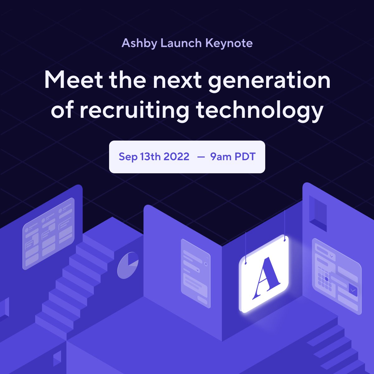 ashbyhq's tweet photo. Ashby is launching to the public! 🎉 On September 13th at 9 AM PDT, you’ll meet the all-in-one recruiting platform unlocking hiring excellence for high growth companies. Register now: https://t.co/Vb0snIYQUf https://t.co/oKm89eU3jO