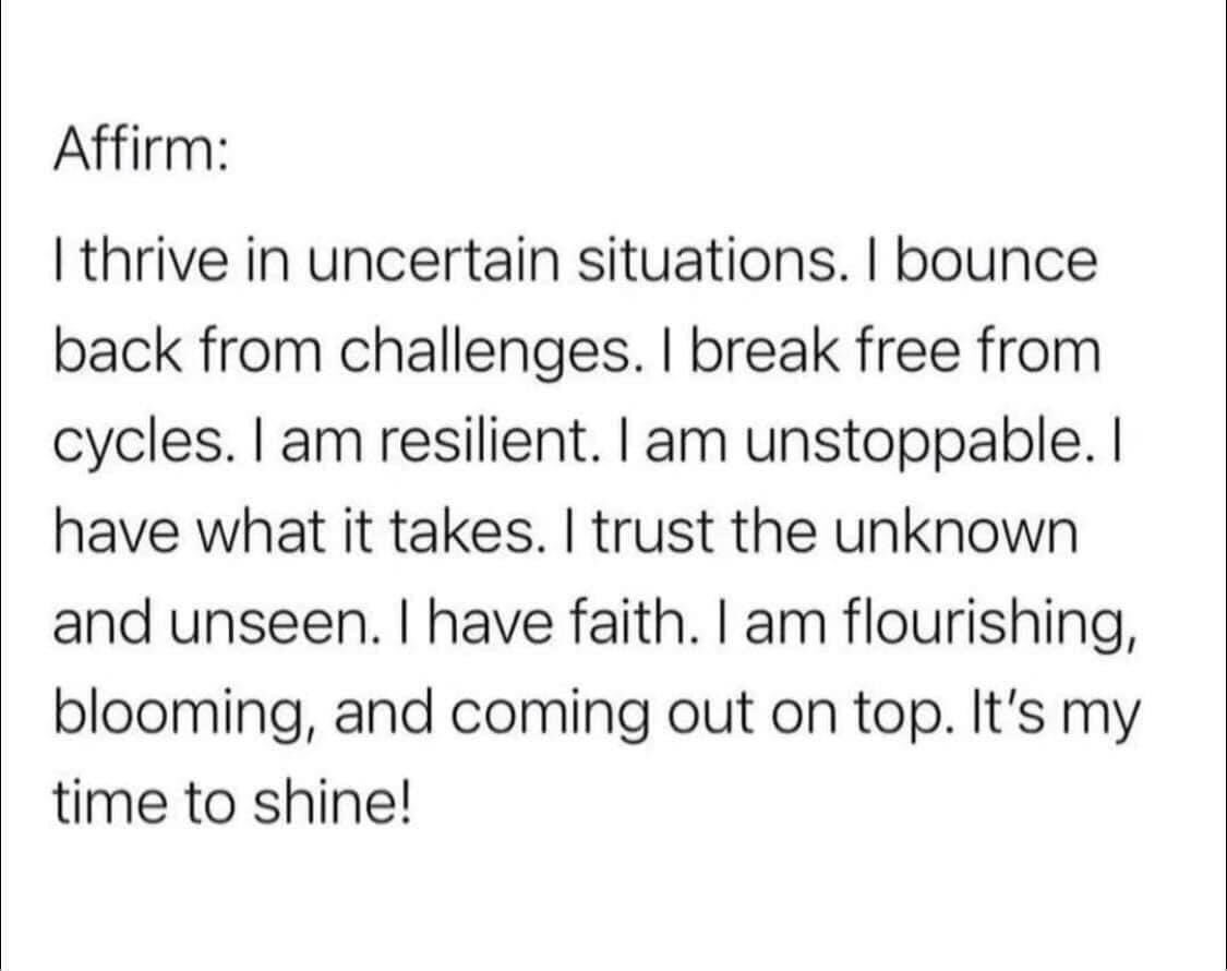 Jedi4Revolution's tweet photo. Read it over and over until You remember who You areโฃ๏ธ#ItsAboutToGetCrazy #yougotthis https://t.co/PDgt8Y02IH