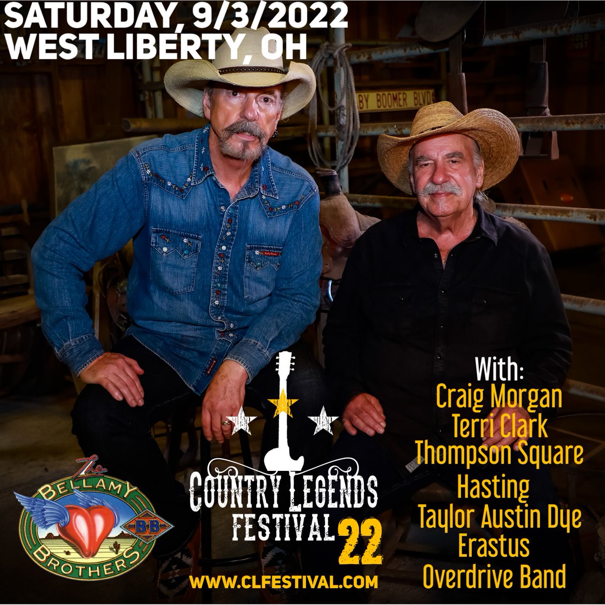 Country Legends Festival tweet media