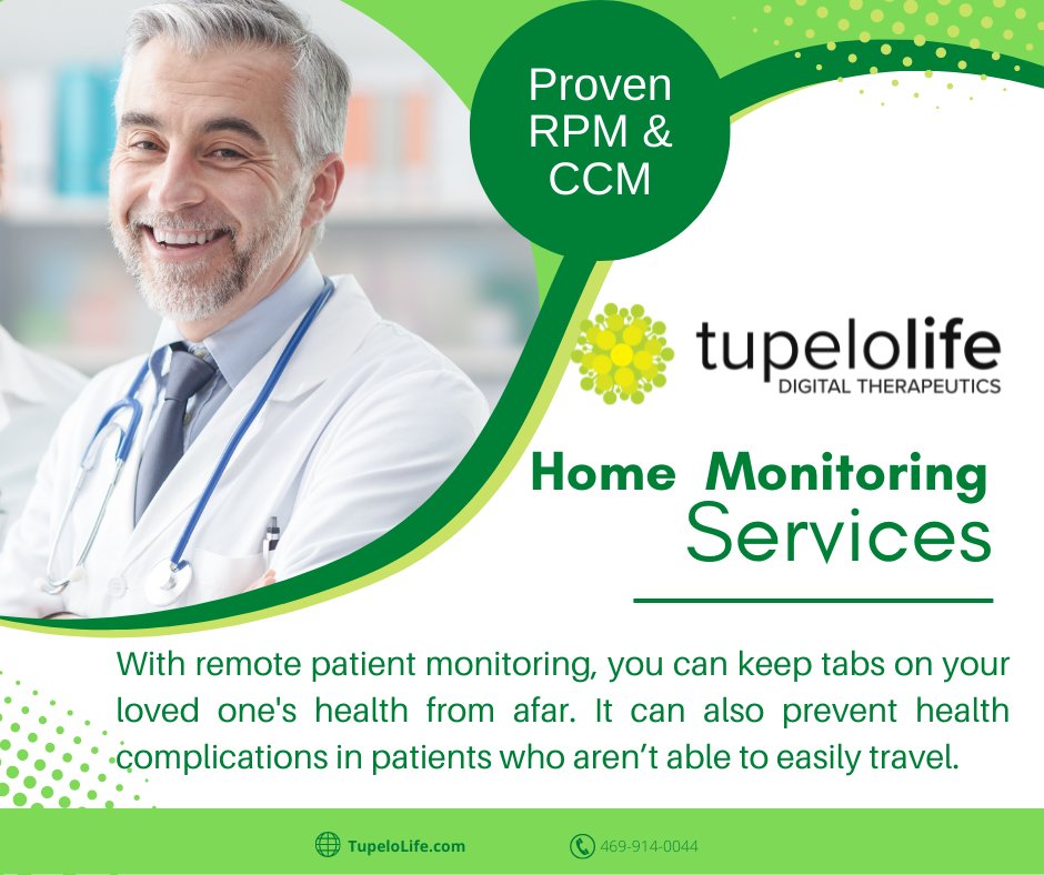 TupeloLife's tweet photo. We monitor for many symptoms and conditions that can be tracked through remote patient monitoring, including:
-High blood pressure
-Diabetes
-Weight loss or gain
-Heart conditions
-Chronic obstructive pulmonary disease
#remotepatientmonitoring
#chroniccaremanagement
#virtualcare https://t.co/CkLVu9HFMZ