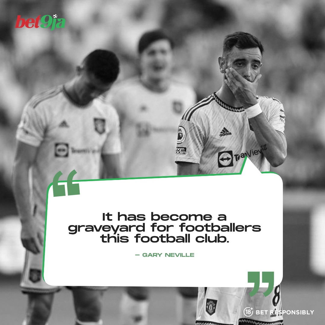 Gary Neville on Manchester United. 😬🙄