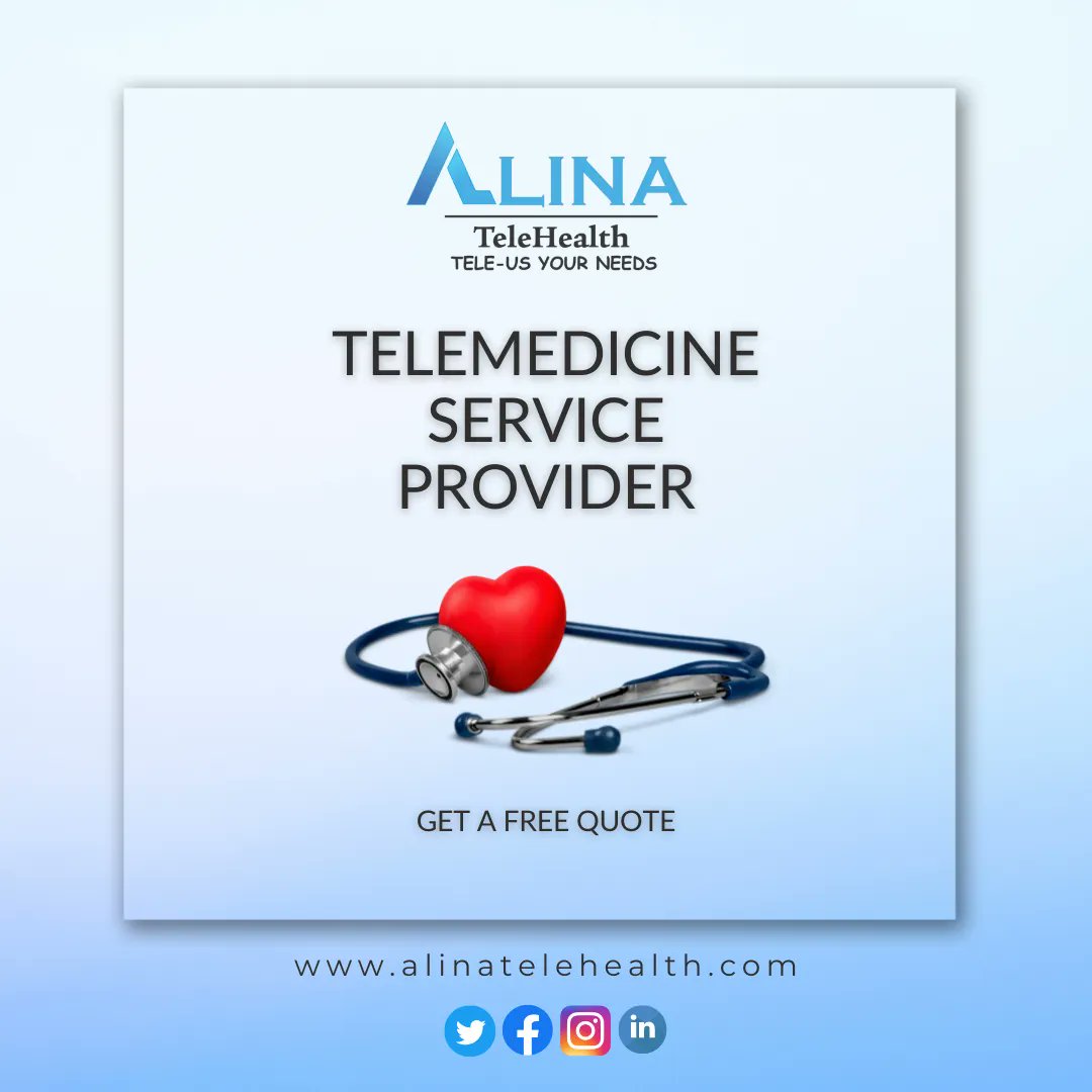 AlinaTelehealth's tweet photo. Implementing a telemedicine program can be a complex undertaking. Partnering with Alina makes it easy and profitable. Learn more: https://t.co/X6mpziEMDW #telemedicine #healthsector #healthproviders #onlinedoctor #doctors #telemedicineprogram https://t.co/5AsAyRCTyP