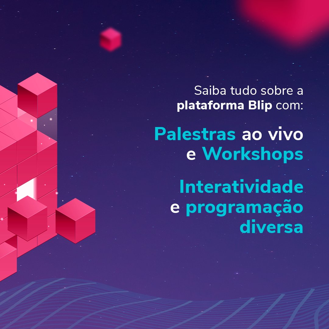 BlipBR's tweet photo. Um evento on-line, gratuito e gamificado? Vem pro #BlipCon! 💙

Você não vai ficar de fora dessa, né?
Dê play e entre no universo Take Blip!

Inscreva-se antes do Game Over: https://t.co/PCMkVMG9rj 👾 https://t.co/xX0FnxVUuk