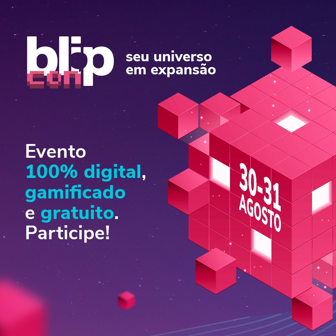 BlipBR's tweet photo. Um evento on-line, gratuito e gamificado? Vem pro #BlipCon! 💙

Você não vai ficar de fora dessa, né?
Dê play e entre no universo Take Blip!

Inscreva-se antes do Game Over: https://t.co/PCMkVMG9rj 👾 https://t.co/xX0FnxVUuk