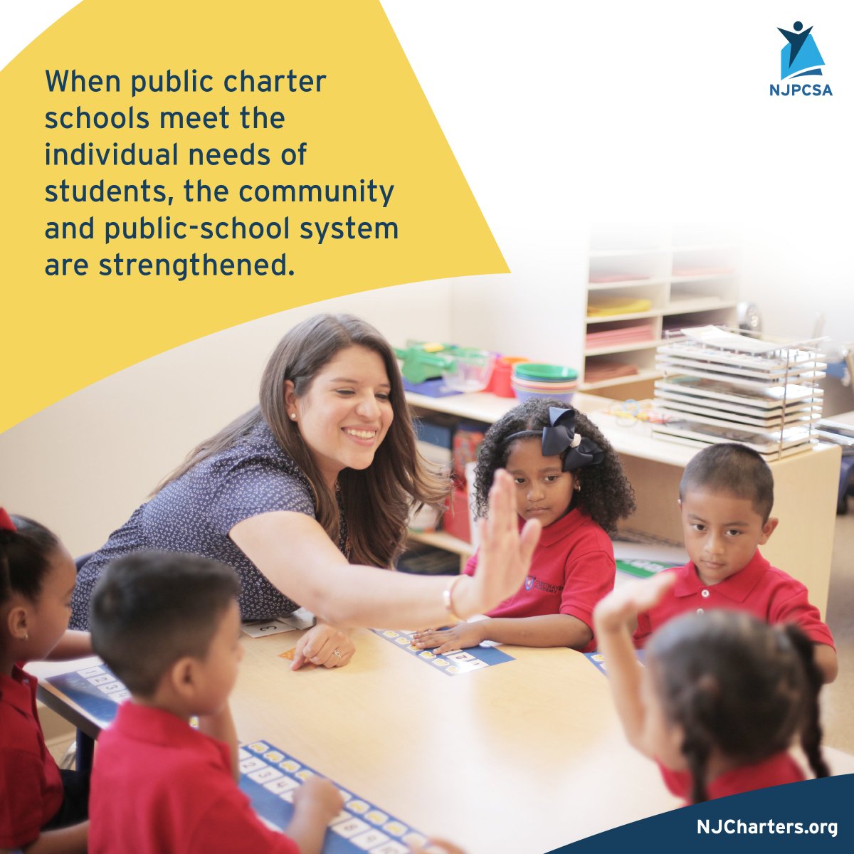 NJPCSA's tweet photo. #CharterSchools are free, nonprofit public schools that are open to all students. They operate with more flexibility than traditional public schools in exchange for increased accountability, including rigorous financial, academic, and operational standards. #SchoolChoice #Schools https://t.co/KoDVofDb6G