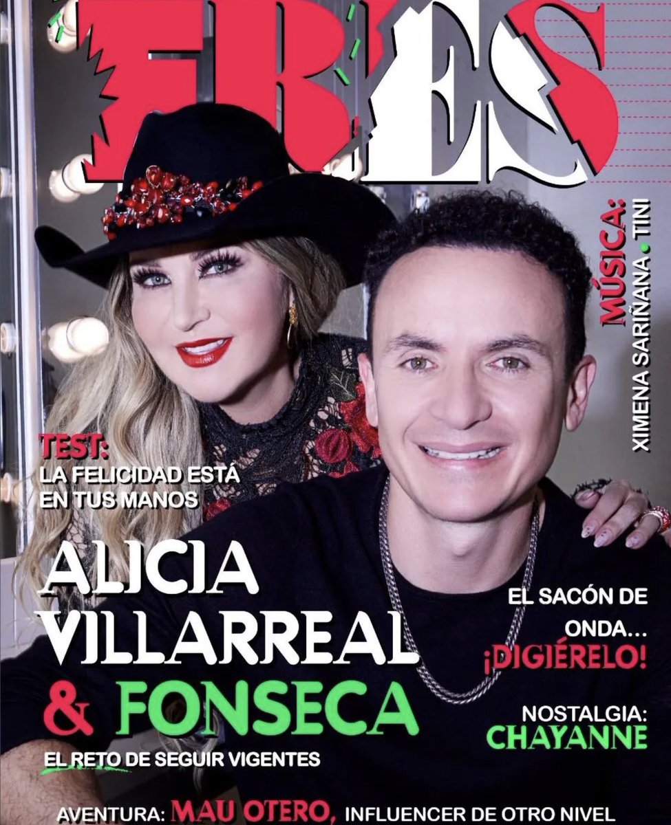 _werifans's tweet photo. #AliciaVillarreal junto a #Fonseca para @RevistaEresMx 

@LaVillarrealMx @WerifansLA @WeriFansOaxaca @WerifansCoahuil @WeriFansOficial https://t.co/ARwq69t7A0