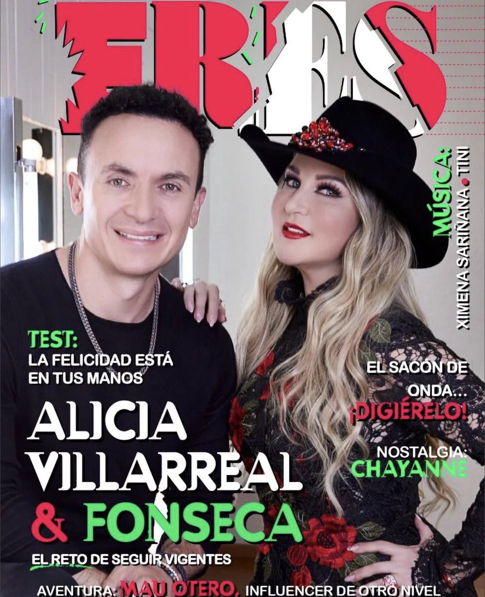_werifans's tweet photo. #AliciaVillarreal junto a #Fonseca para @RevistaEresMx 

@LaVillarrealMx @WerifansLA @WeriFansOaxaca @WerifansCoahuil @WeriFansOficial https://t.co/ARwq69t7A0