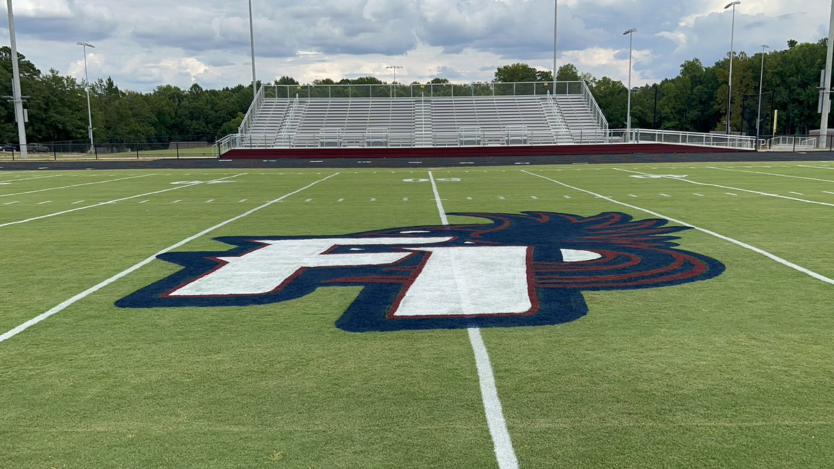 First #Fury Varsity football game tomorrow at 7:30 vs West Oak! Tremendous job getting Fury Field ready by our community paint crew❤️💙#RiseUp
