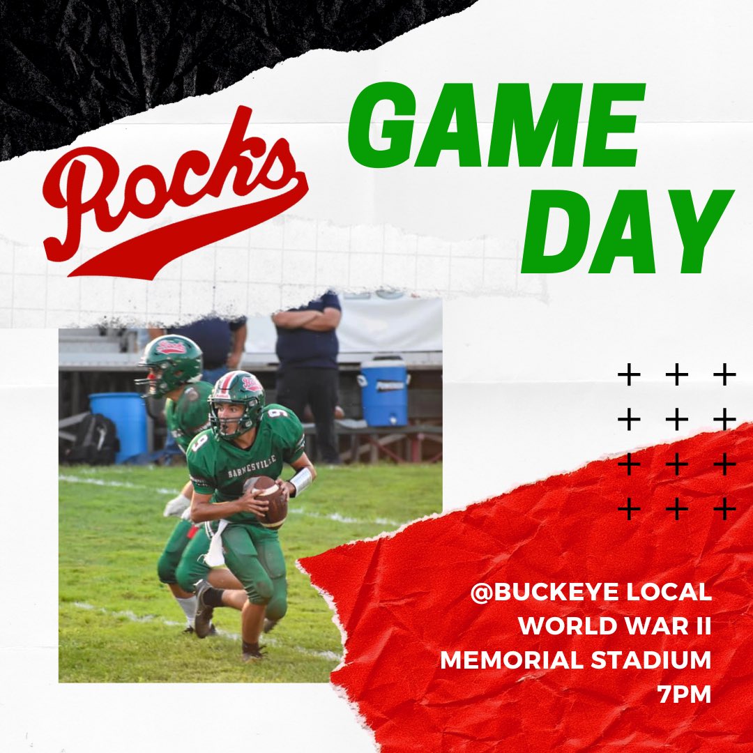 BarnesvilleFB's tweet photo. #GAMEDAY #GoRocks https://t.co/rwtWHH0NbI