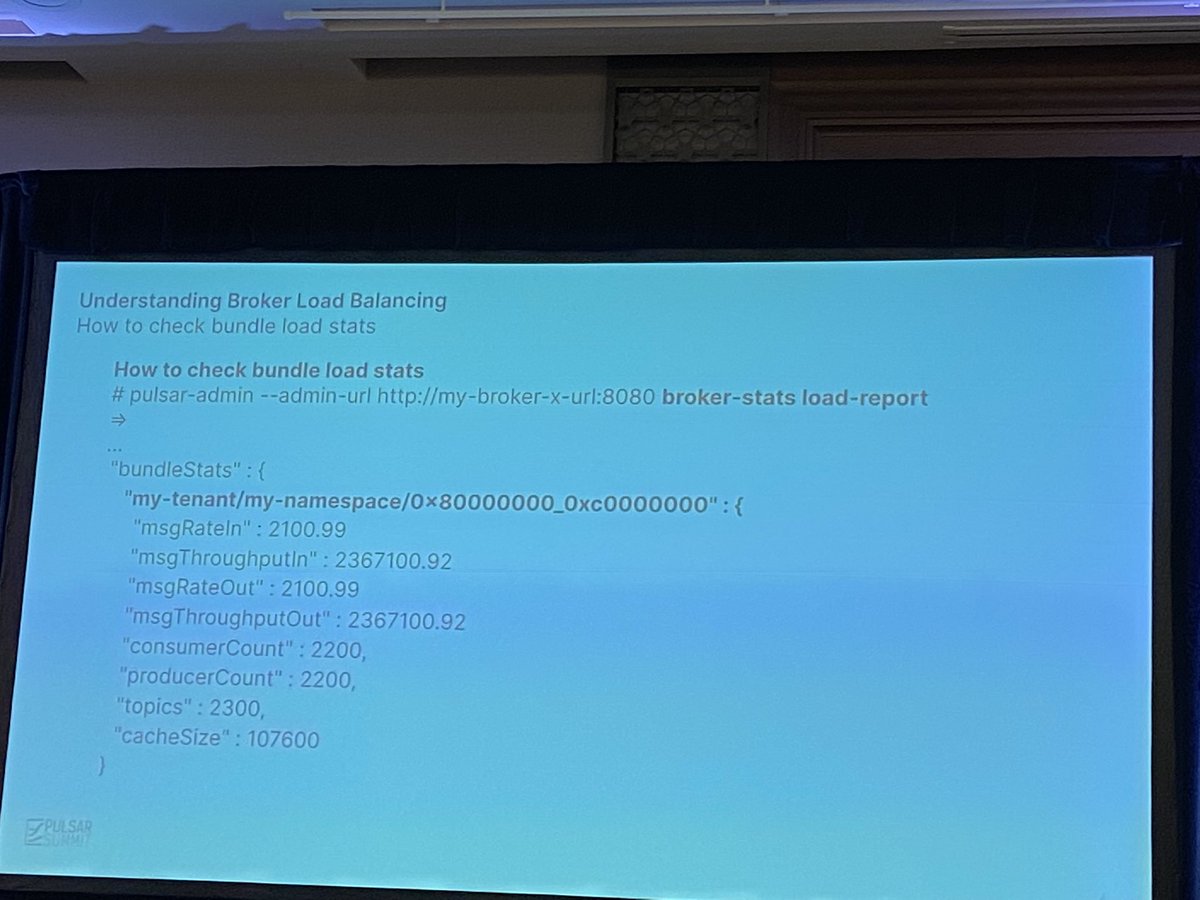 munisekhar01's tweet photo. Heesung Sohn, the author of this blog gave an overview of broker loadbalancing with some useful metrics and cli commands. https://t.co/YHtW8xatop #PulsarSummitSF https://t.co/heDyaU2qdd