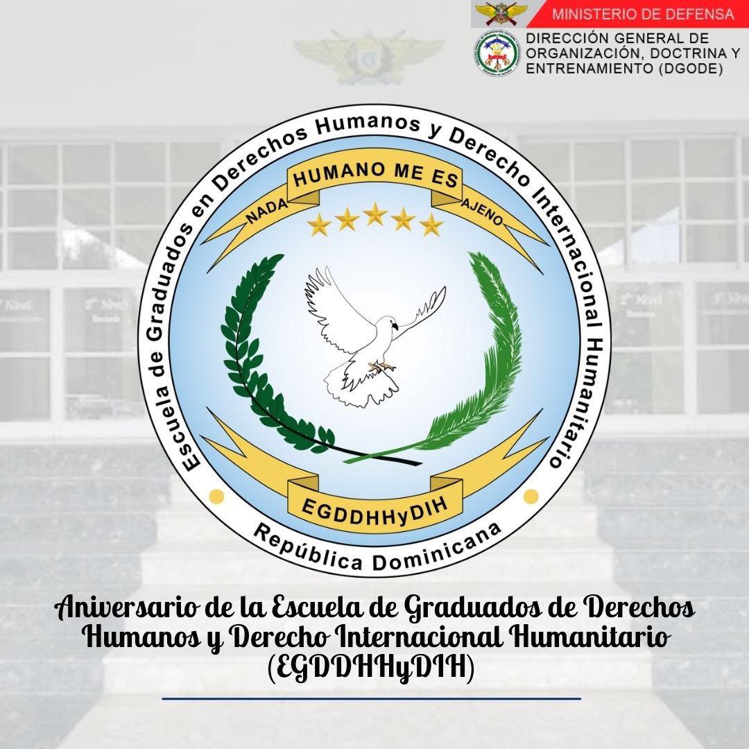 DGODE5's tweet photo. La Dirección General  de Organización, Doctrina y Entrenamiento (DGODE), felicita a la Escuela de Graduados de Derechos Humanos y Derecho Internacional Humanitario (EGDDHHYDIH) @egddhhydih en su 22 aniversario de fundación. 

#DGODE #MIDE https://t.co/JNu6JqkoFJ