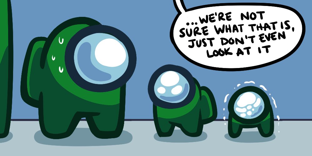 AmongUsGame's tweet photo. raise ur hand if u would defend and protect the Mini Crewmates with ur life https://t.co/W7GJiojllD