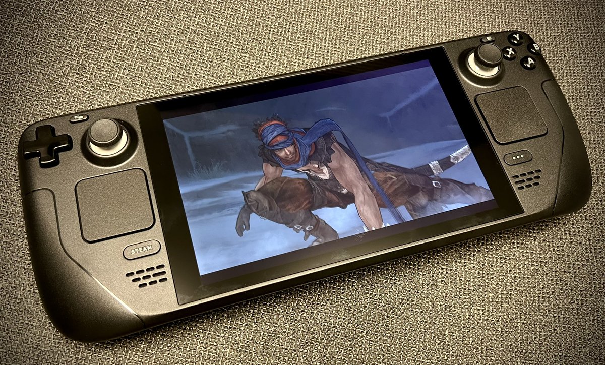 JoshuaMFrench's tweet image. Well Prince of Persia (2008) works great.
#SteamDeck @valvesoftware #ProtonDB