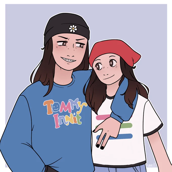 Day 29/100 of drawing Aimsey everyday (ft. Aimsey's sister) #aimseyfanart #aimsey 