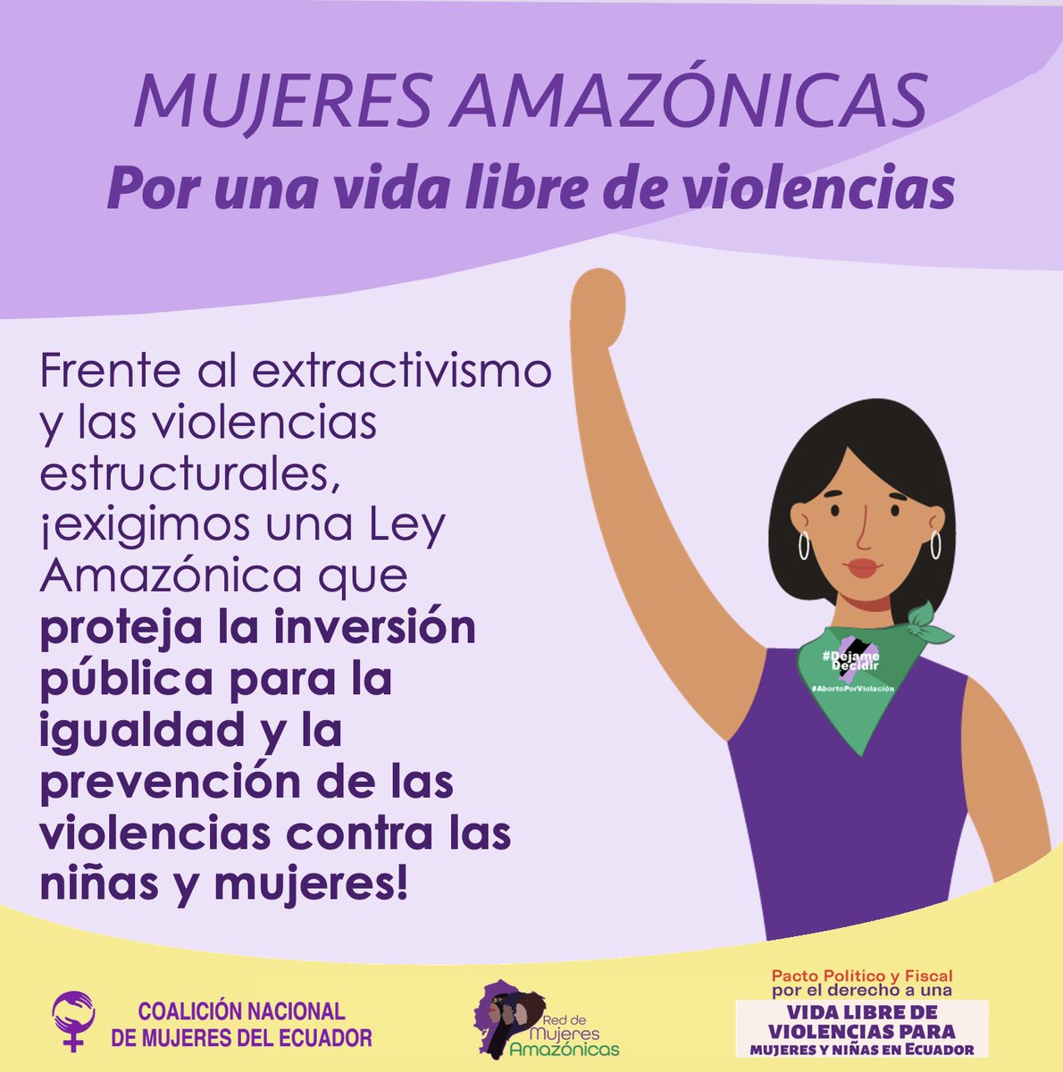 #CEDAW recomendó al Estado @LassoGuillermo @AsambleaEcuador fortalecer políticas públicas para eliminar todo forma de violencia contra niñas y mujeres Exigimos una Ley Amazónica con recursos sostenibles para cumplir esta obligación #AmazonicasSinViolencias #ReformaLeyAmazónica