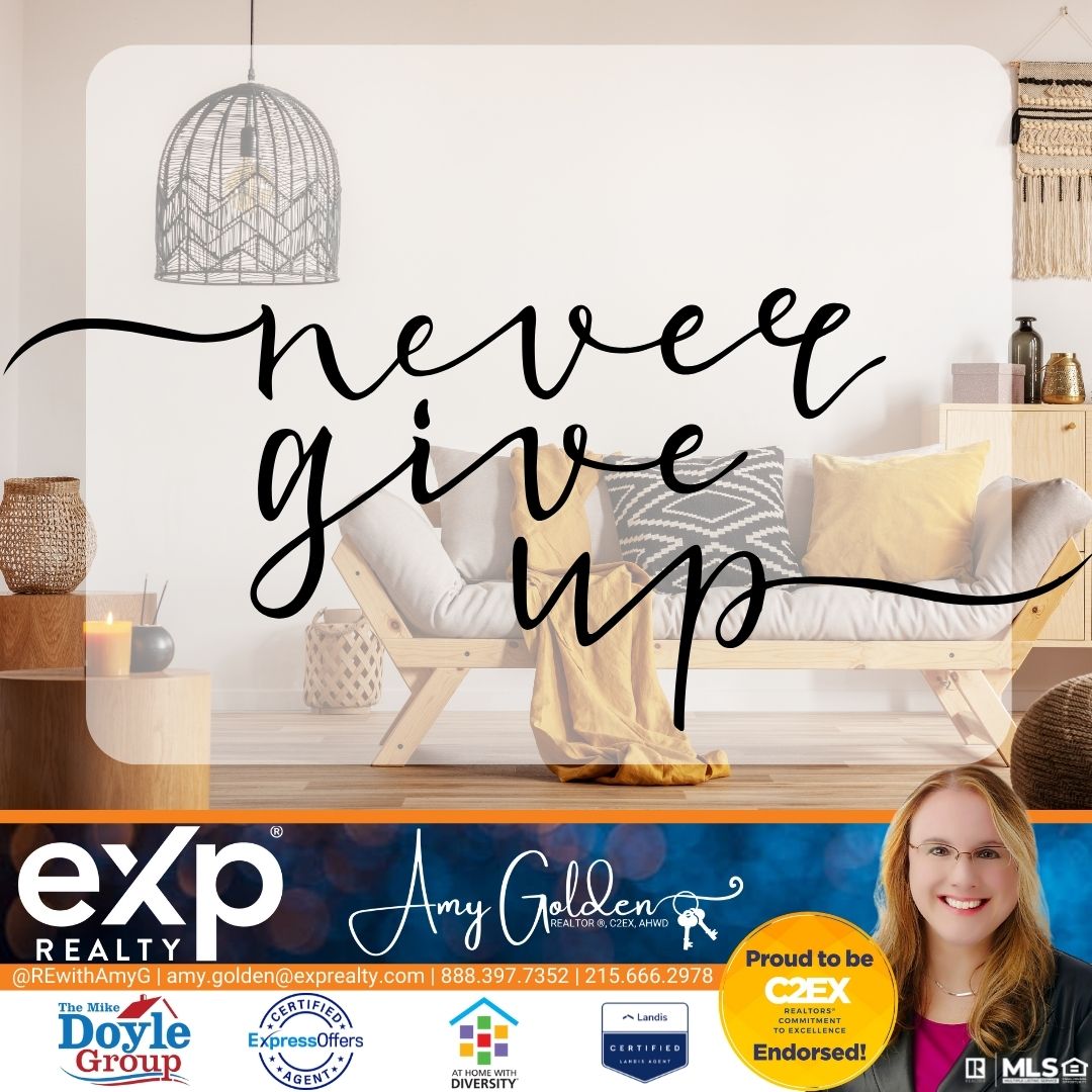 REALbucksliving's tweet photo. Stay #strong. No matter what. 💪
#nevergiveupday
#REwithAmyG #themikedoylegroup #Realtor #realestate #PArealestate #buckscounty #exprealty #expressoffers #exppowergirls #expproud #realestategoals #thatswhower #housing #c2ex #ahwd #dei #buyers #sellers #resilience #determination https://t.co/JjQnsy1Tj3