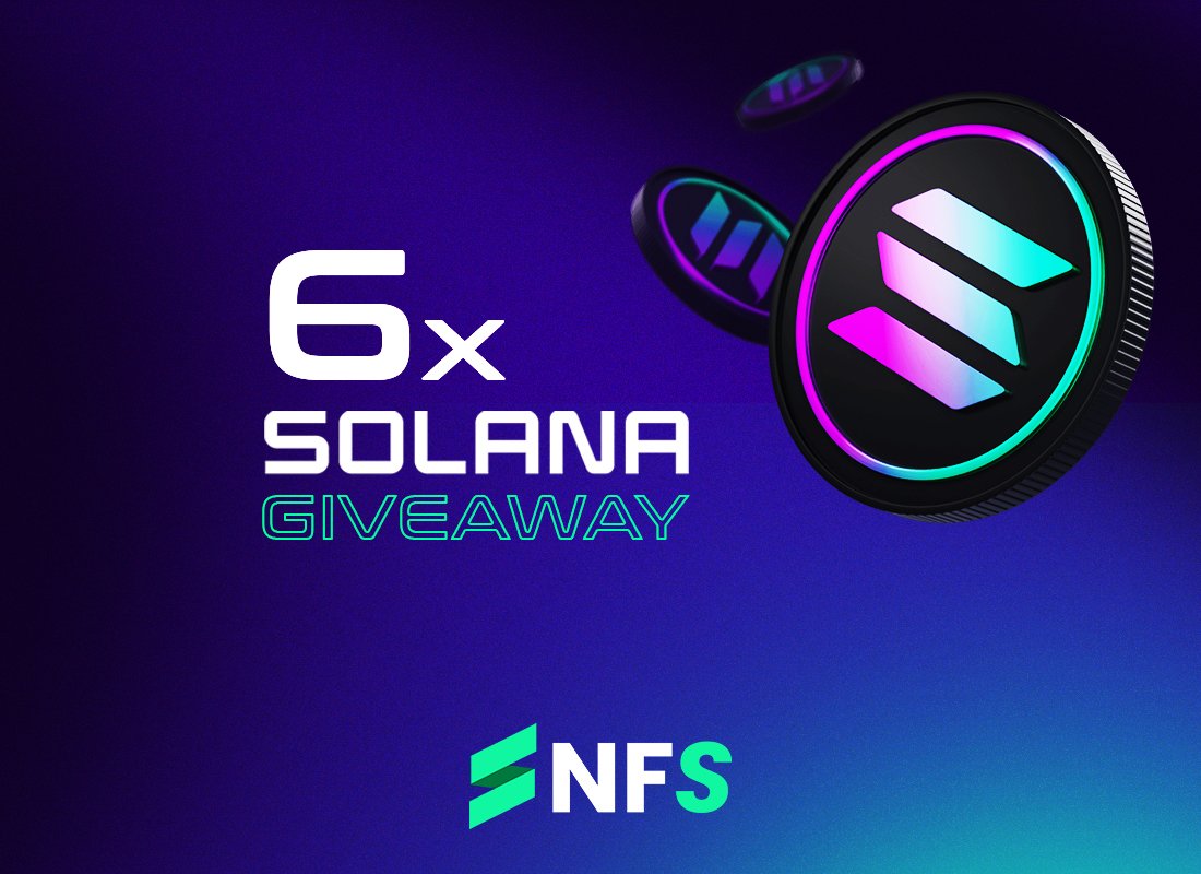 🎊🎁 $SOL GIVEAWAY 🎁🎊 💎 6x #Solana (worth +$290) 🔵 Like and RT 🔵 Follow @solana_smb 🔵 Tag 2 friends! ⏰ 24h #NFT #SOLGiveaways #NFTs #NFTCollector #NFTGiveaway