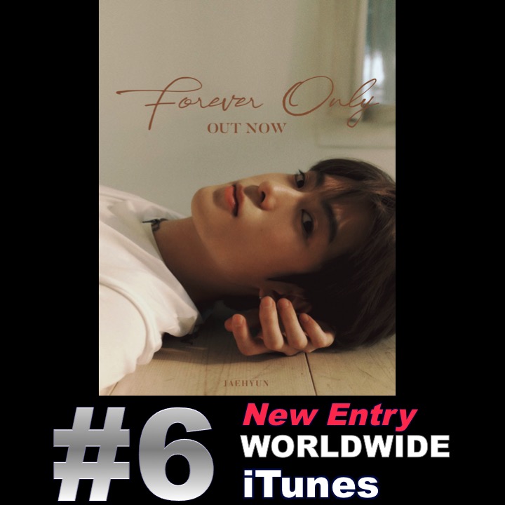 WORLDMUSICAWARD's tweet photo. #NCT’s amazing #Jaehyun lands at #6 on the #WorldwideiTunesSongChart with his 1st self-written solo track #ForeverOnly after topping iTunes charts in 12+ countries!💪🎶💥6⃣🌎🎵➕🥇✖️1⃣2⃣🌎👑❤️‍🔥
https://t.co/JVQQm0Mo57
#OurForeverOnlyJAEHYUN
#포에버온리_원앤온리_재현 https://t.co/Go01ibKhMC