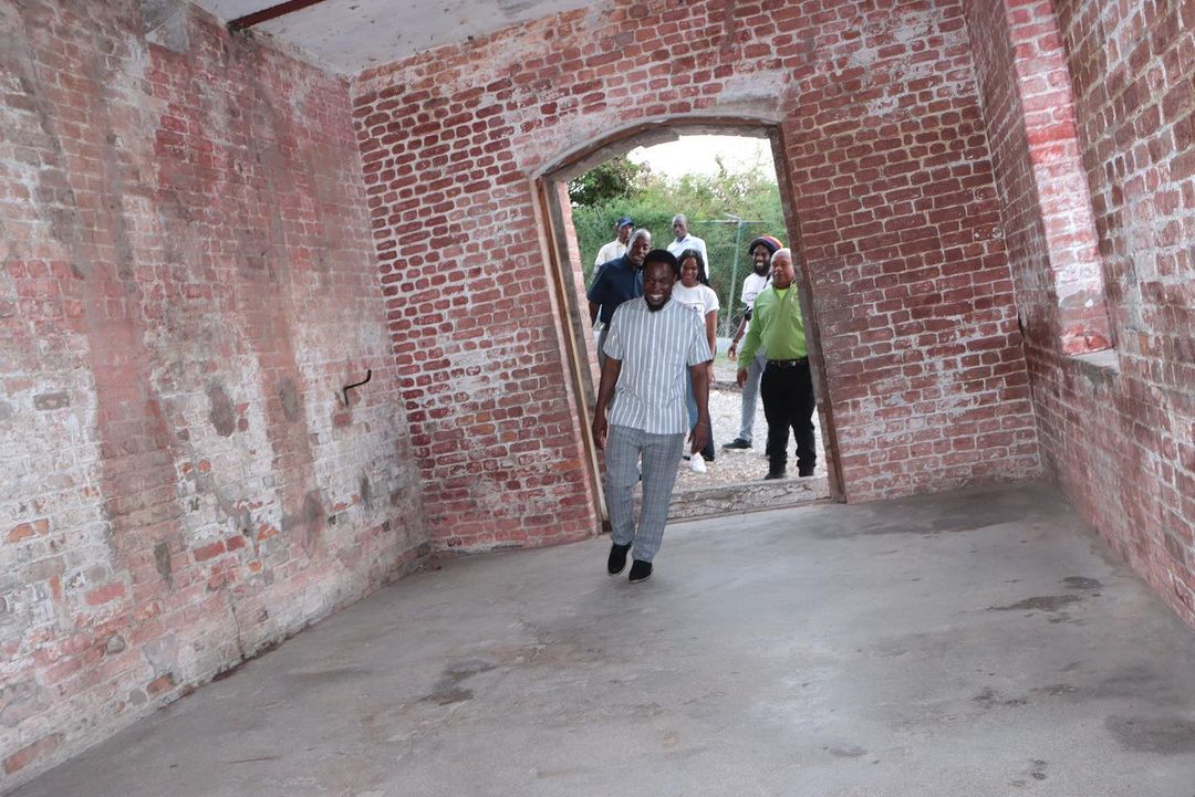 PortAuthorityJa's tweet photo. 👏🏾👏🏾👏🏾 #Repost: @MayorWilliamsJA

 Our guests from Windhoek, Namibia joined Deputy Cllr Mayor Ennis for a tour of Fort Charles in Port Royal. Thanks to @NattyPlatforms and the @jnht1 for facilitating this. https://t.co/UwYzDaHKkd