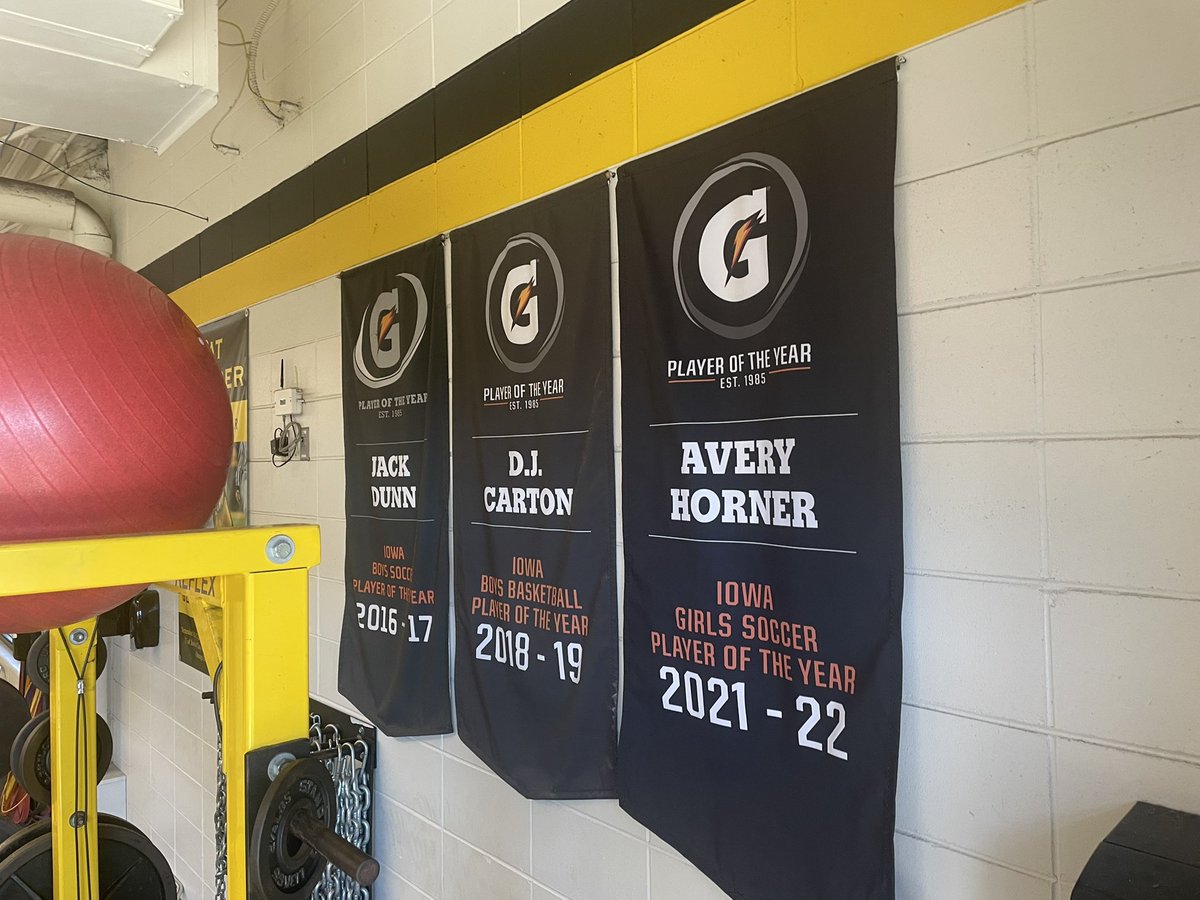 New bling up in the weightroom today! <a href="/BettAthletic/">Bett Athletic Dept.</a> <a href="/avery_horner/">Avery Horner -</a>