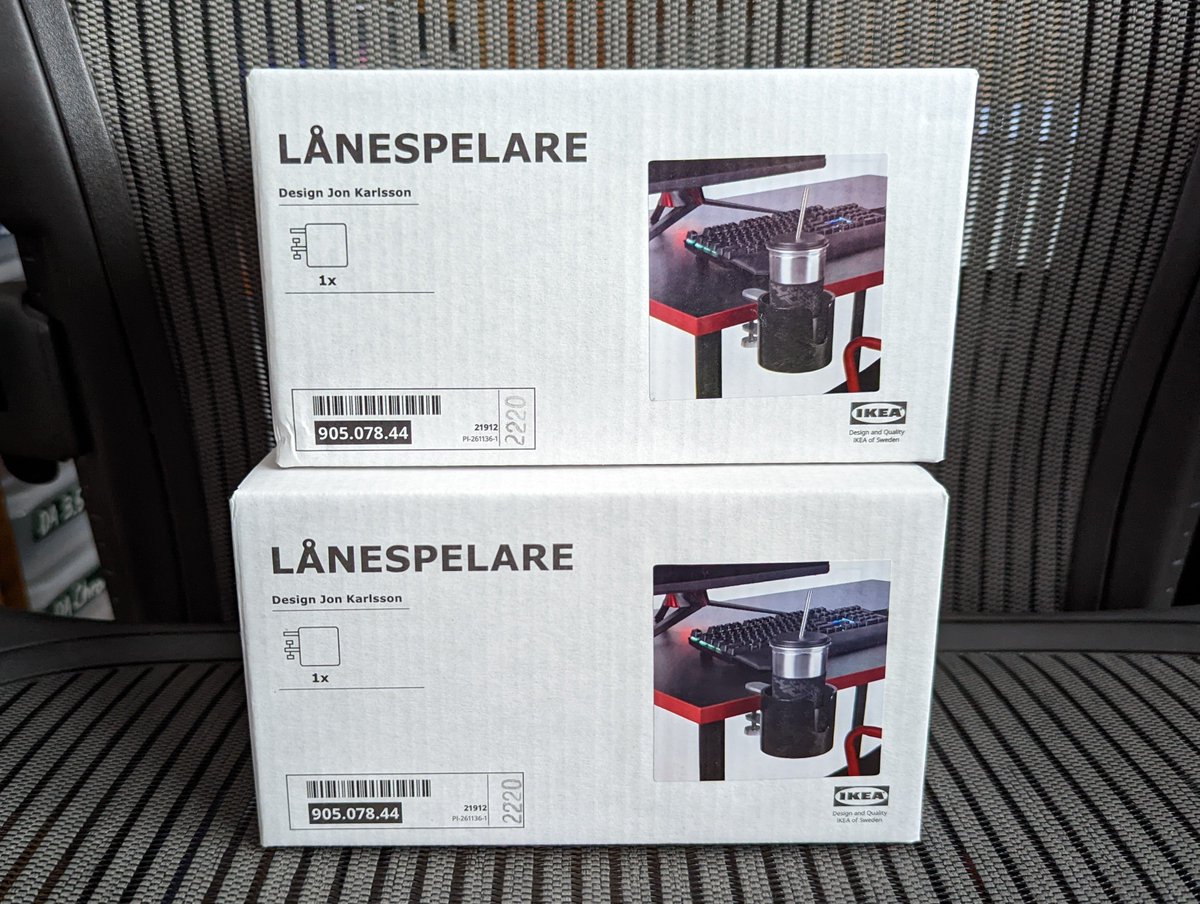 I'm not going to say my life is complete, but it's getting there!

Wanted these from <a href="/IKEAUSA/">IKEA USA</a> since they were announced.
#TechPickups #TechLife