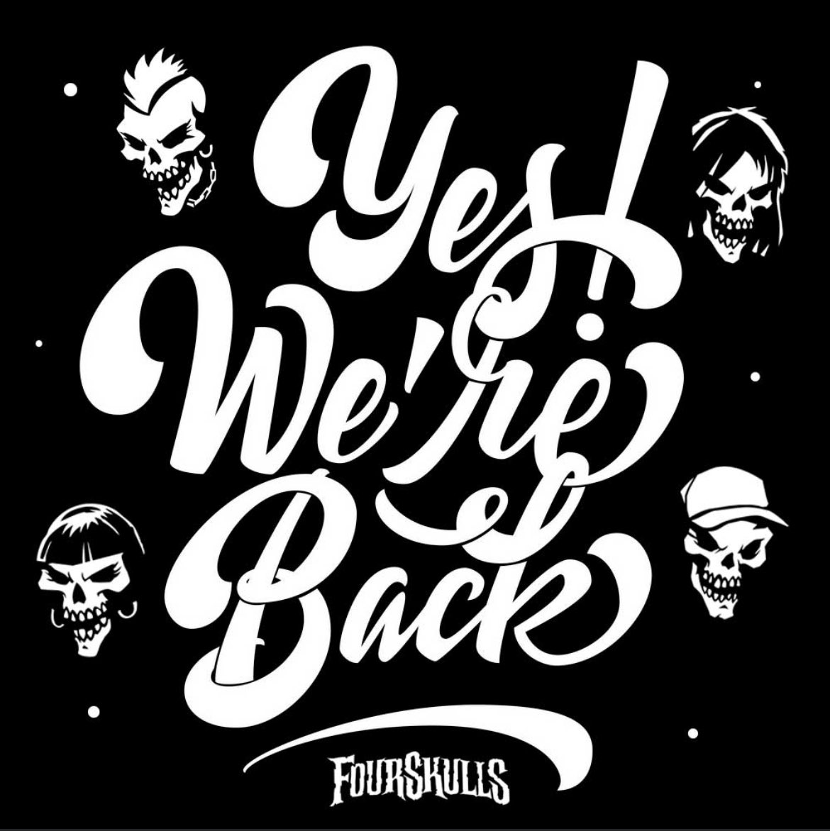 Four_Skulls's tweet photo. Tras unas semanas de descanso, ya estamos de vuelta y con ganas de traeros buena música. Estamos organizando las novedades que hemos recibido. Stay tuned!! 
Esperamos que estéis yendo a muchos bolos. Si es así, contadnos, …que concierto habéis disfrutado más en estos meses? https://t.co/GM4x9F154c