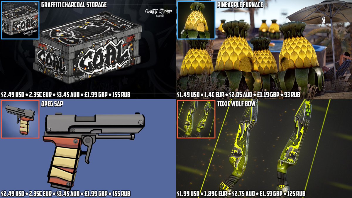 rust item store history