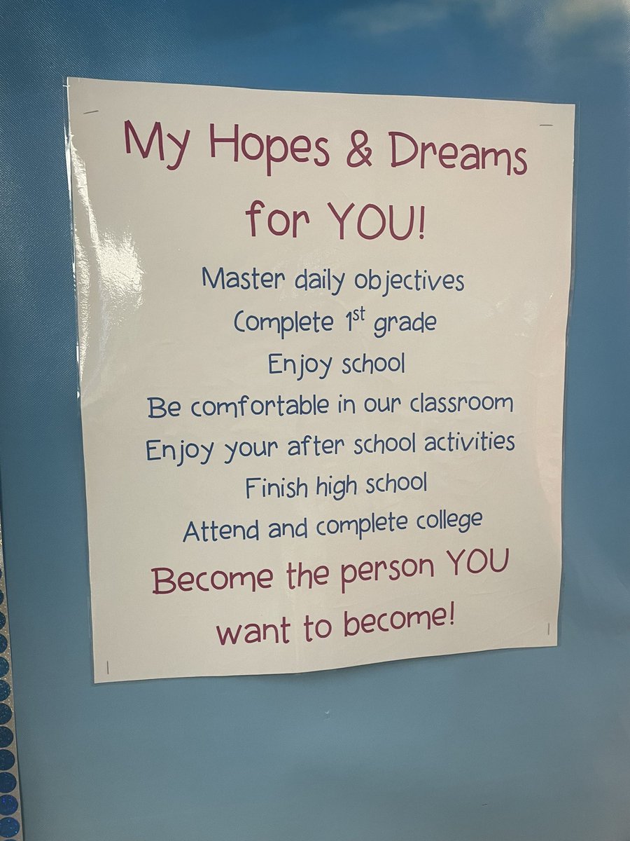 smeehan20's tweet photo. @airline_park teachers have their hopes and dreams for their @JPschools students! #growthmindset #ourfuture #welovewelearnwelead https://t.co/VVX9naPuo1
