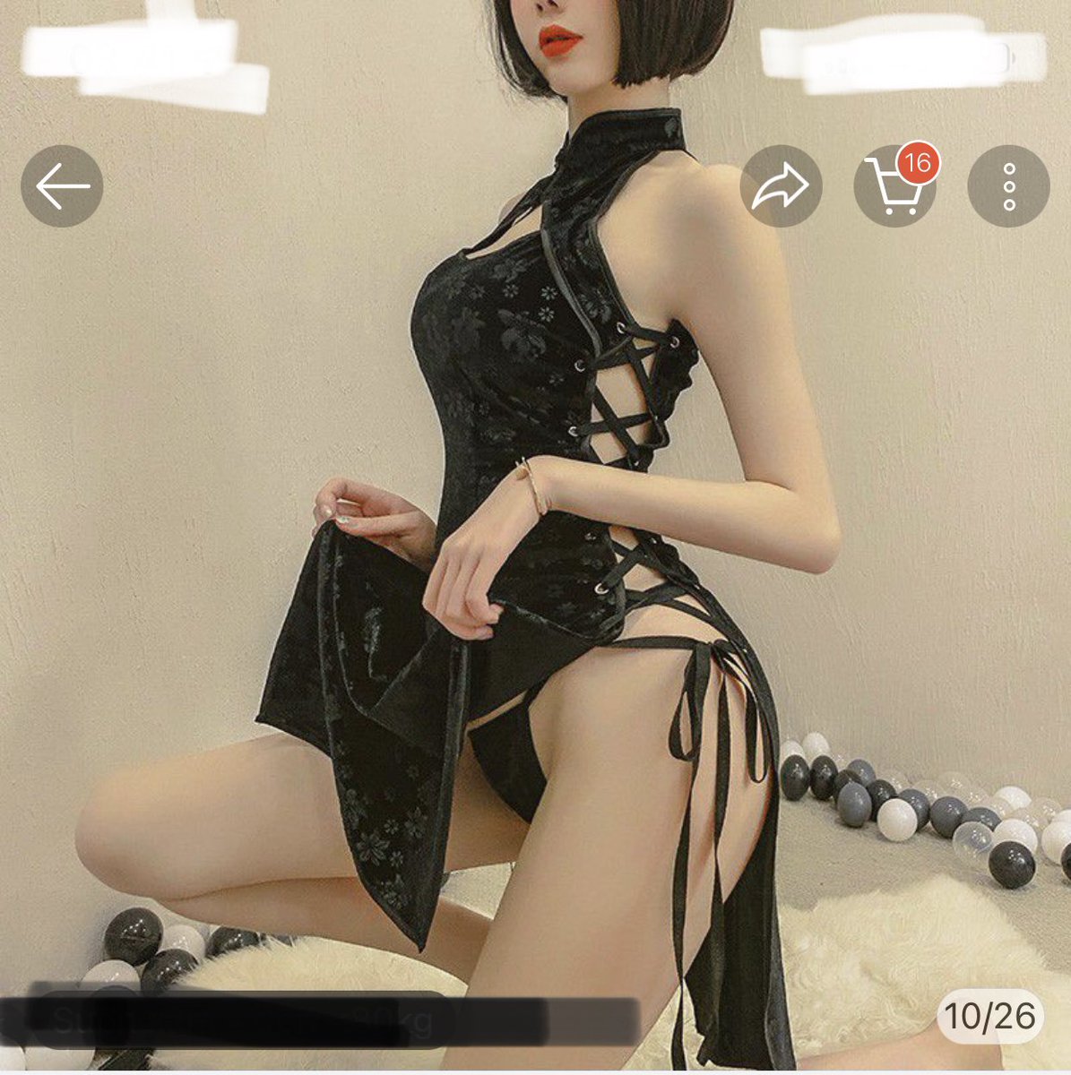 Nguy_Nguy_'s tweet photo. Should i buy this ? 😛 How many people want to see me wearing this ? 🤭 https://t.co/Al8fyXSS3n