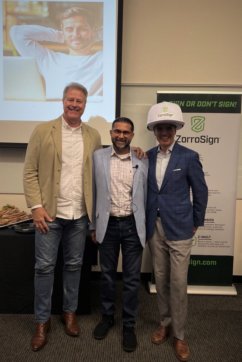 Shamsh Hadi (@shamshhadi) on Twitter photo @ZorroSign launched our entirely redesigned UI/UX! Learn more and sign up for a free trial at zorrosign.com/new #digitalsignatures (and thanks to Hank Marshall and <a href="/AWarriorsfaith/">Robert Vera 🇺🇸</a> for joining our celebration!) @ZorroSign launched our entirely redesigned UI/UX! Learn more and sign up for a free trial at zorrosign.com/new #digitalsignatures (and thanks to Hank Marshall and <a href="/AWarriorsfaith/">Robert Vera 🇺🇸</a> for joining our celebration!)