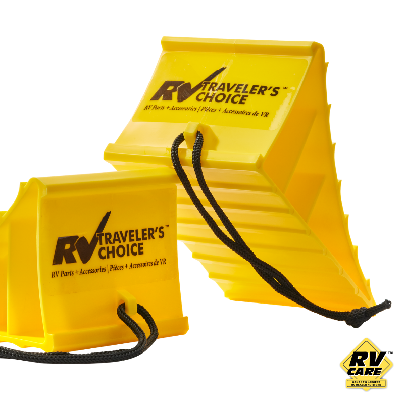 RVCare's tweet photo. Stop unwanted movement for safer leveling and tire changing with the RVTC Wheel Chocks. Available online or at your local RV Care Dealership: https://t.co/AYyza9RoPn #ShopRVCare https://t.co/shVop0hxE1