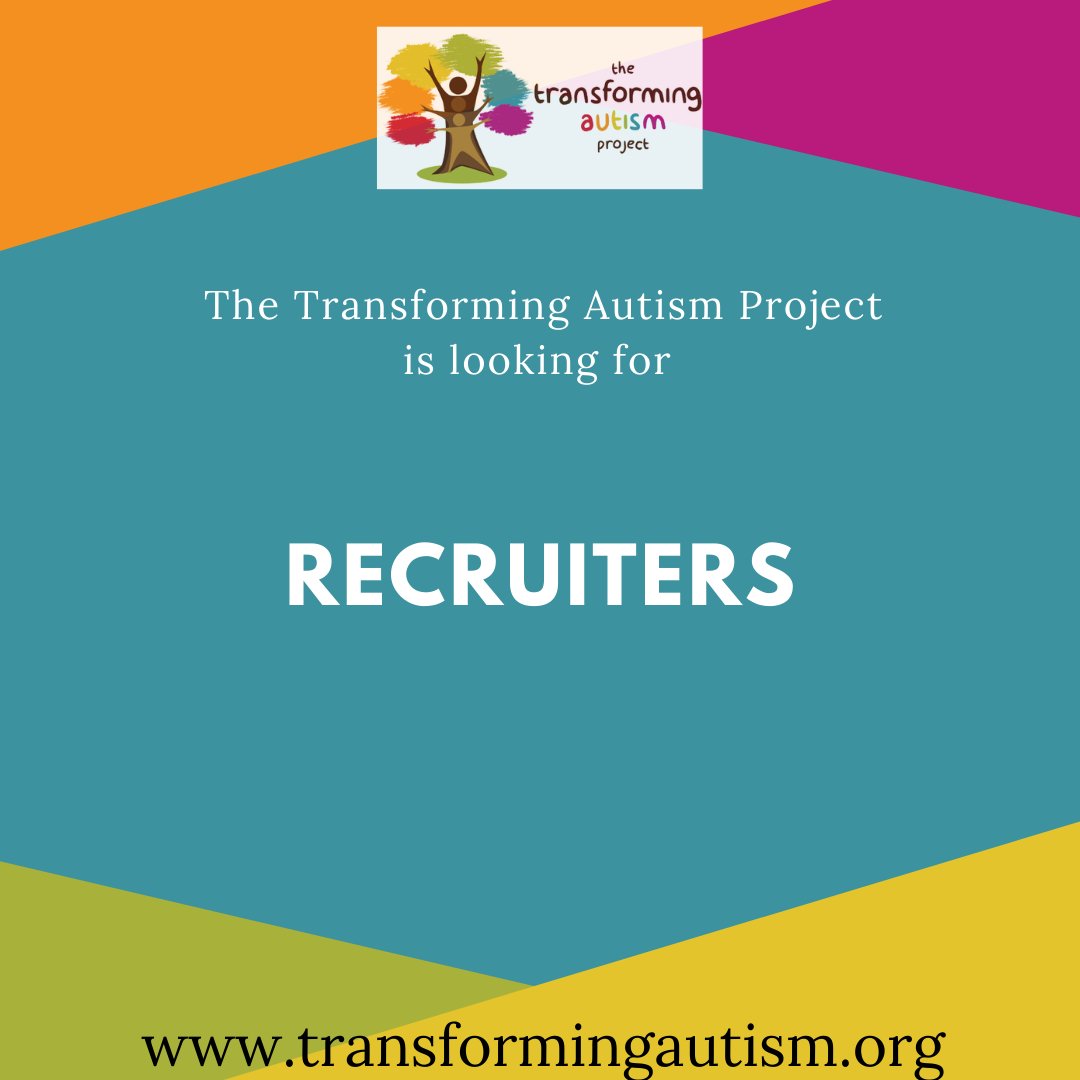 transformingaut's tweet photo. Transforming Autism is looking for Recruitment volunteers to join our team.
If you have 3-7 hours a week you can donate to working with us reach out.
#transformingautismproject #autismsupport #volunteer #autismfamily #autismlife #recruiter https://t.co/9xmEu2Dxye