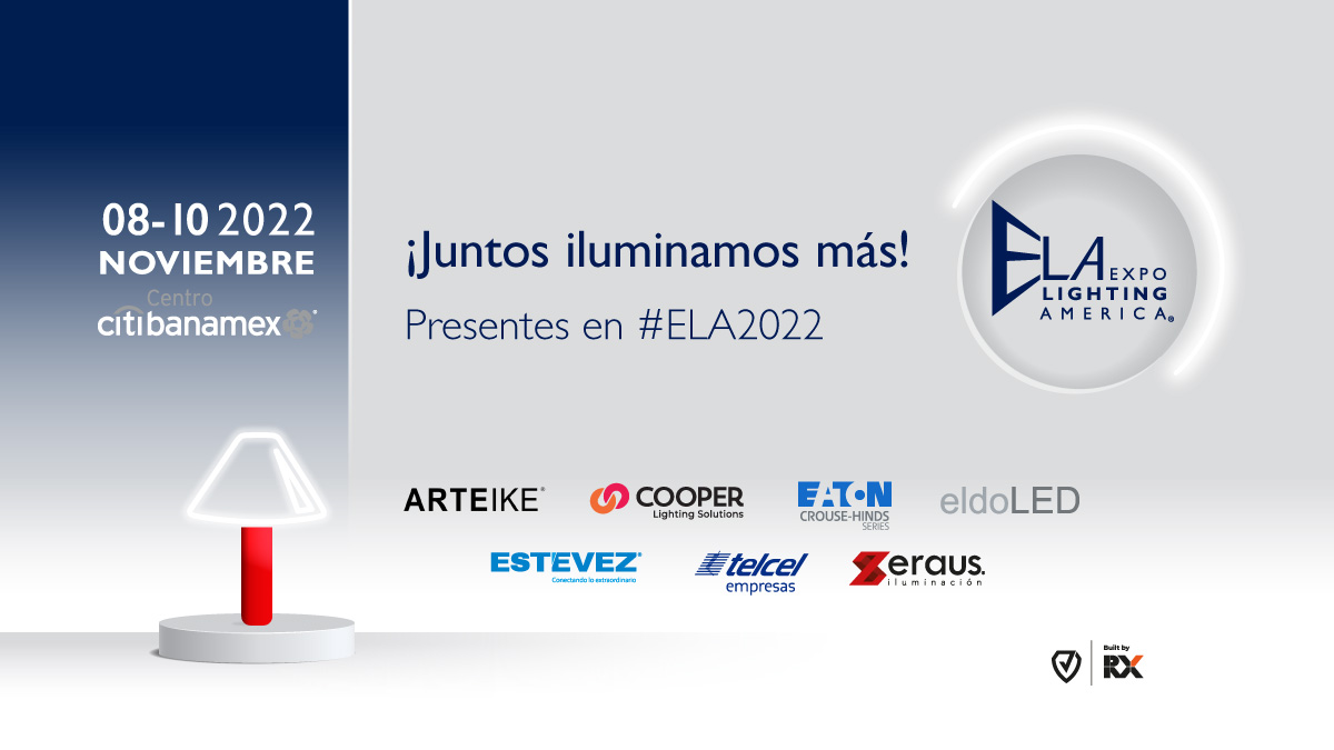¡Estamos de vuelta! En ELA seguimos conectando a los profesionales de la iluminación, diseñadores y marcas en un solo evento. Te esperamos del 8 al 10 de noviembre en @CentroCitibnmx.