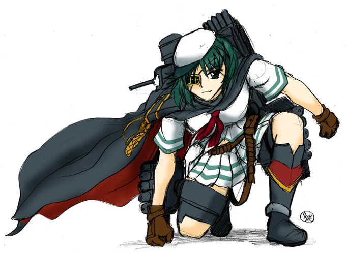 #片膝立てポーズを上げたら皆も上げてくれるあとはこれか……。 